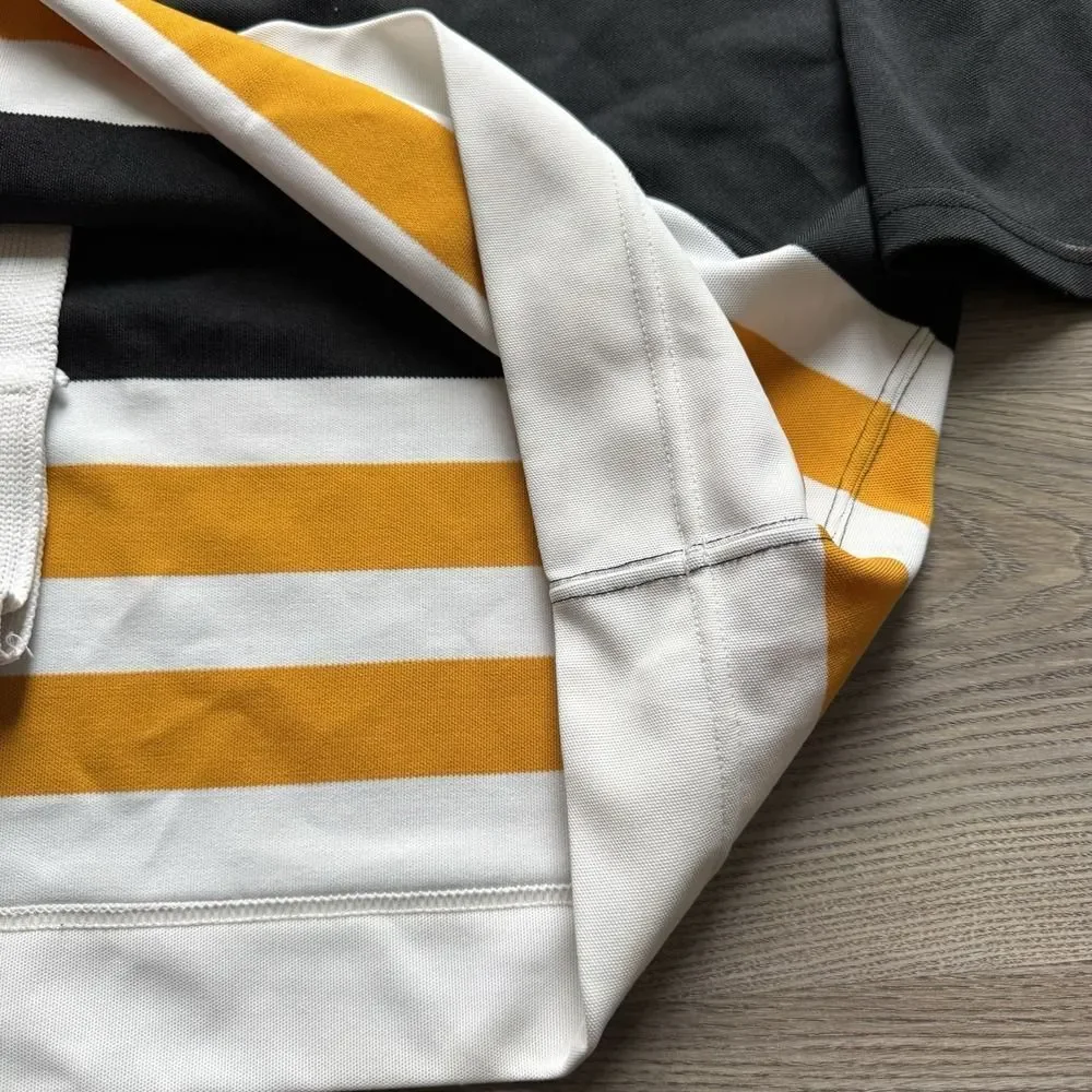 VINTAGE CCM MASKA PITTSBURGH PENGUINS BOSTON BRUINS AUTHENTIC BLANK JERSEY 52